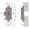 HETTICH DM15 Right Hand Turn Bar Lock Single Lock Nickel
