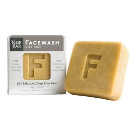 NueBar Face Wash Bar - Acne Prone or Oily Skin, 45g