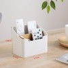 Poeland Remote Control Holder Desk Storage Organizer Box Container for