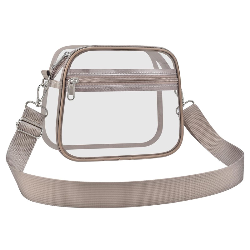 Busiuw Clear Bag for Stadium Events Mini Small Clear Purse