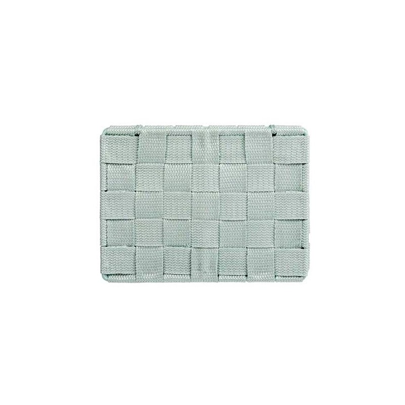 Wenko Adria Storage Basket with Lid, mint, 14 x 19