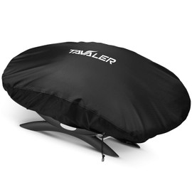 Tavaler Grill Cover 600D Oxford for Weber Q100/Q120/Q1000/Q1200/Q1400, Grill Cover for Enders Urban, Urban Pro, Explorer, Explorer Pro, Grill Cover Gas Grill, Electric Grill (70 x 47 x 32 cm)