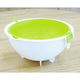 KOKUBO(コクボ) 小久保工業所 小久保 ざる スピンホイール コランダー スモール グリーン KK-305