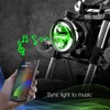 CHROME 5.75" RGB LED Harley Headlight XKchrome Bluetooth App Controlled