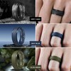 Egnaro Men's Wedding Rings 8.5mm Wide-2mm Thick Inner Arc Ergonomic