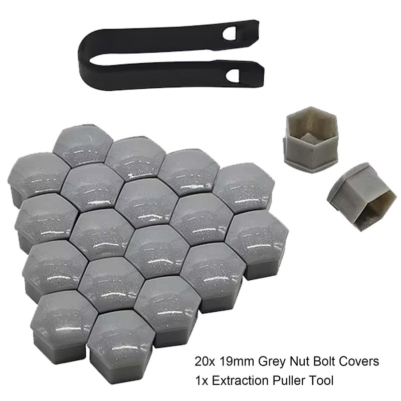 Kalmaegee 20PCS 19MM Wheel Nut Covers Universal Car Wheel Lug
