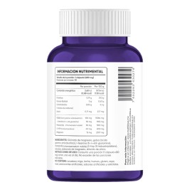 Multiblue Relax, Magnesio Gaba, L Teanina, 5 Htp 30 Caps Sabor Sin Sabor
