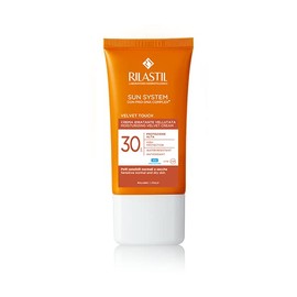 Rilastil Sun System Velvet Milk Liquid Emulsion Velvet Texture for Sensitive Skin Waterproof SPF 30 200ml