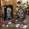 Mould King Cyberpunk Clock Building Set, APP Control Smart Clock