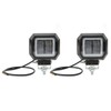 20 W 6500K LED Square Light Bar Spotlight DRL Angel