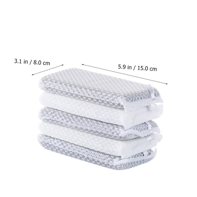 Outanaya 10Pcs Multi-Purpose Sponge Cleaning Brush Dish Cleaning Sponge Set