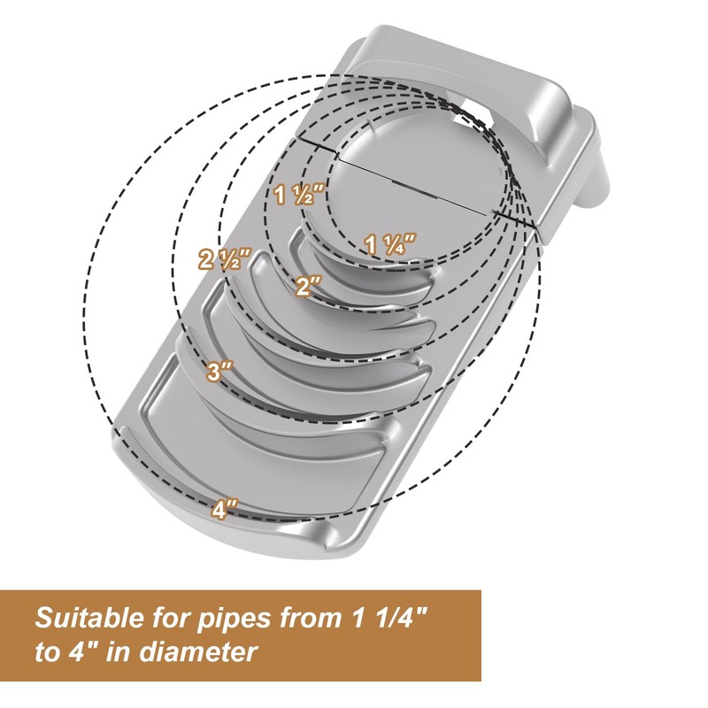 Deburring Tool for Plastic Pipe, Available for Six Sizes of