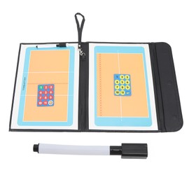 Coaching Board Magnetic 2.5 Fold Foldable Volleyball Coaching Board with Pen for Training