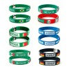 2026 México De La Copa Del Mundo Animando Pulsera-2 Piezas