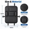 Car Seat Back Organizer for Rear Seat Storage – Black