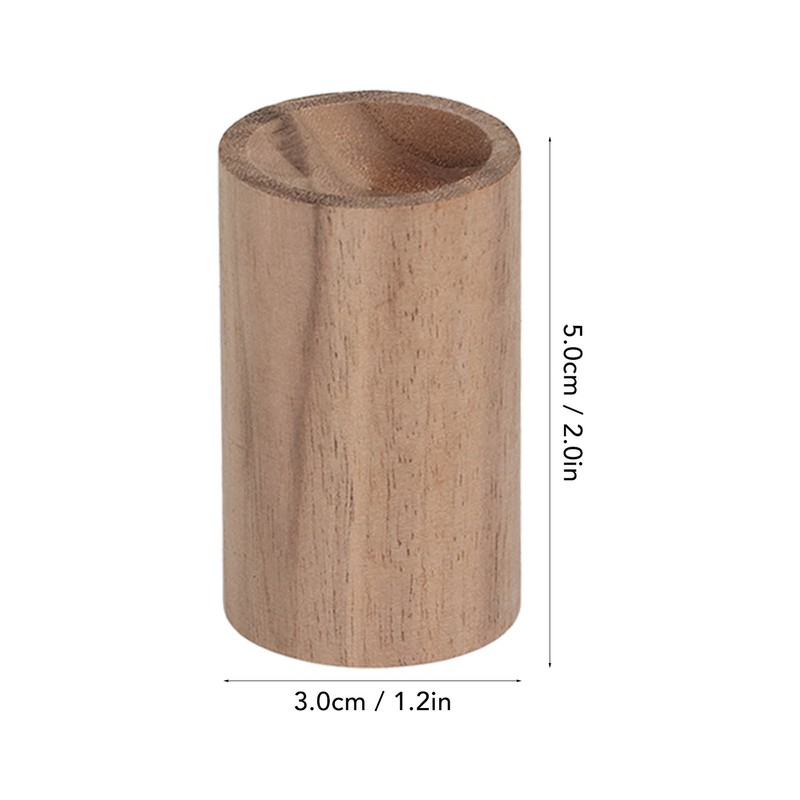15pcs Essential Oil Car Diffuser Round Shape Simple Compact Walnut