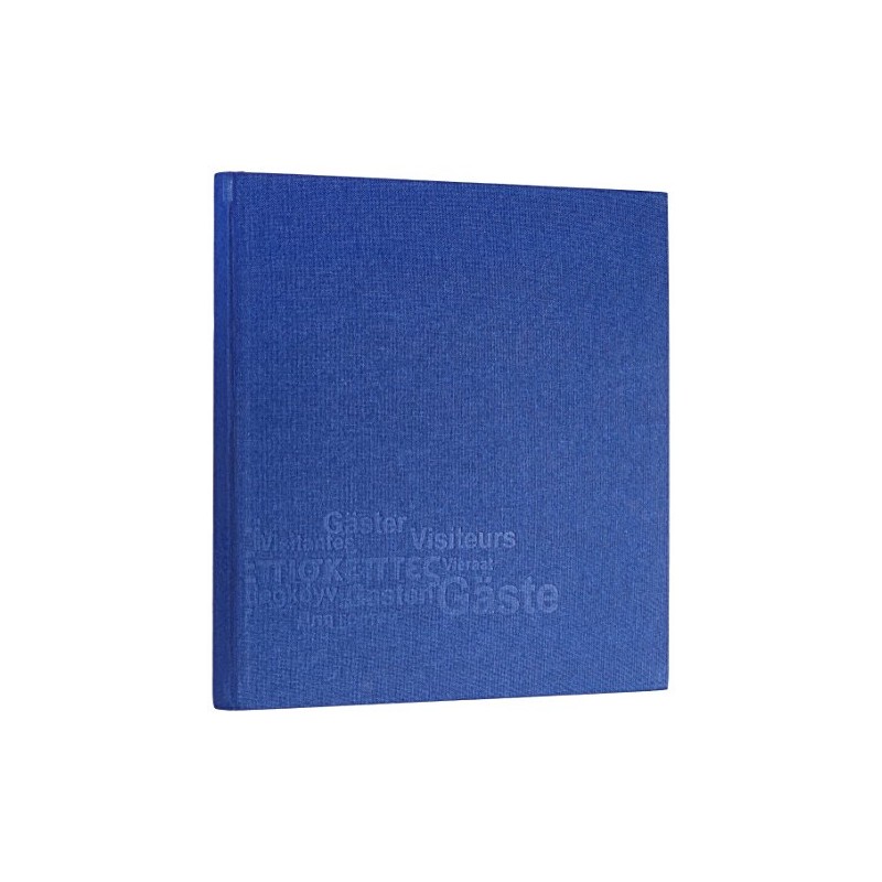 Pagna Europe 30903–07 Guest Book Cloth Binding with Blind Embossing