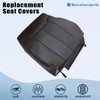 SecosAutoparts Front Driver Side Top Lean Back Replacement Leather Seat