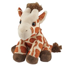 Wild Republic Pocketkins Eco Giraffe, Stuffed Animal, 5 Inches, Plush Toy, Made from Recycled Materials, Eco Friendly