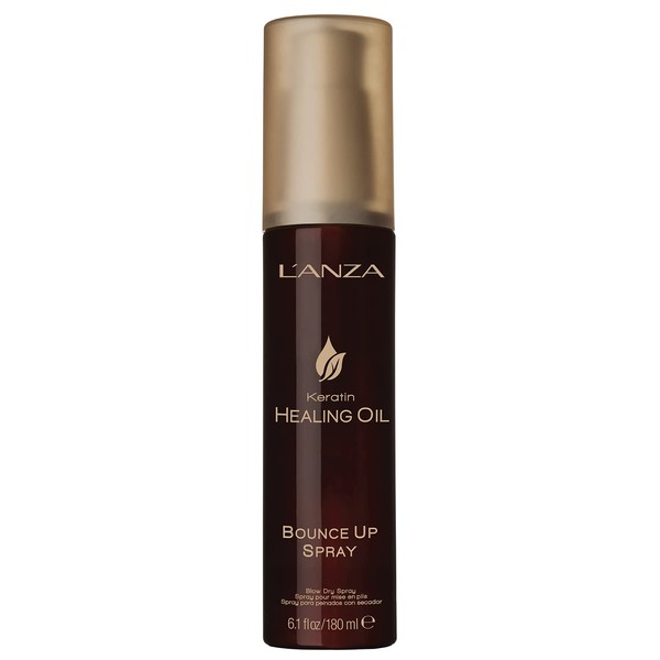 L'ANZA Keratin Healing Oil Bounce Up Hair Spray, Boosts Volume and Shine, With a Weightless Formula, For an Extra Push of Plump, Body & Bounce (6.1 Fl Oz)