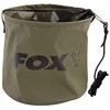 Fox Collapsable Large Water Bucket with Rope/Clip - 10 L