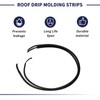 Magimaker 2Pcs Roof Molding Strips Roof Drip Molding 75556-06080 75555-06080