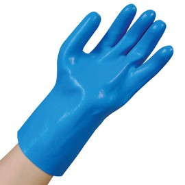 FRANZ MENSCH Hygostar Professional Chemical Protection Gloves, Latex, Cardboard, Blue, 10/XL, L: 30 cm, Pack of 12
