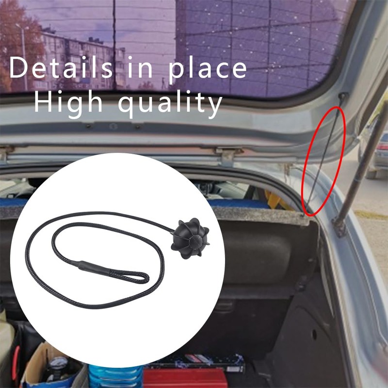 Rear Trunk Storage Package Tray Tie Strap, Rear Interior Parcel