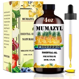 Pineapple Essential Oil, Pineapple Oil 4 Fl Oz 120ML for Diffuser Humidifier Yoga Cleaning DIY Candle Soap Making Essential Oils