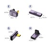 Reliable Japanese Corporation USB-C Male to Female Converter Adapter, USB4,