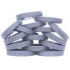 15 Gray Tire Tread Silicone Wristbands