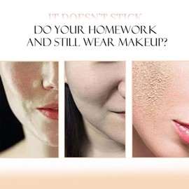 CC Cream with SPF 46 - Tinted Sunscreen for Face - Face Sunscreen and Foundation with Protection Against UVA and UVB Rays - Even Skin Tone Makeup and Skin Care - Skin Tinted Moisturiser Matte 1760B