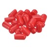 sourcing map 20pcs Rubber End Caps 10.5mm ID Vinyl Round