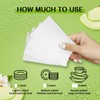 YUCO Dishwasher Detergent Sheets 100 Loads, Liquid-Free Dish Soap Cleaner