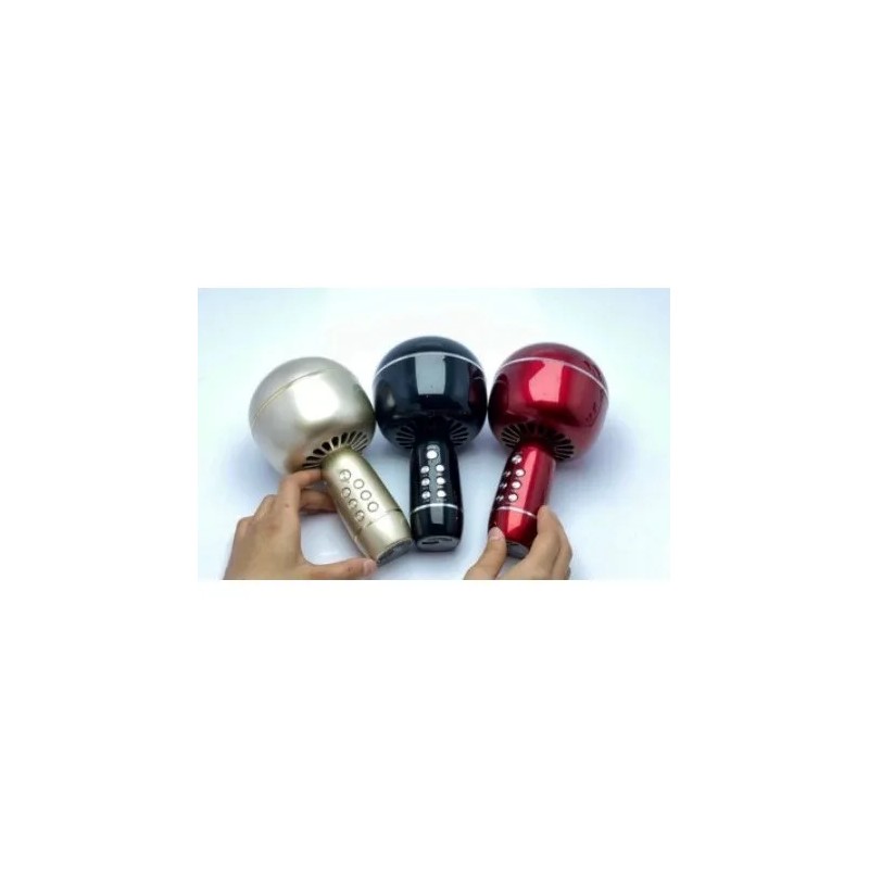 Portable Karaoke Microphone Bluetooth Wireless Speaker with Echo Effect for