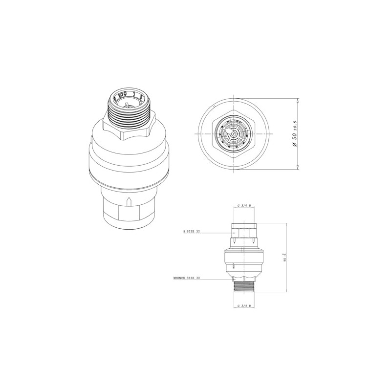 Eltek Aquastop Water Stop Water Block 3/4 Inch Female x