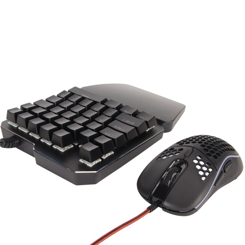 Wired Keyboard Mouse Converter Combo Plug and Play Keypad Mouse