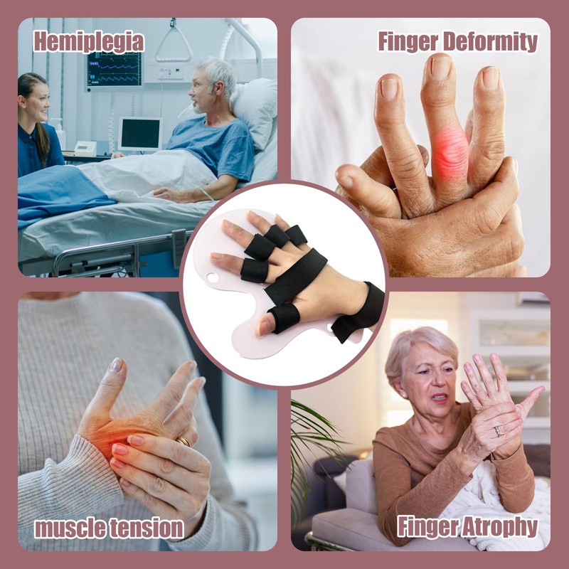 Mediss Finger Splint Fixing Plate - Resting Hand Orthotics Board,