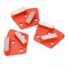 3Pcs Diamond Grinding Shoes Trapezoid Concrete Aggreesive Cutting 2 Long