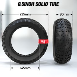 1PZ MI0-J2R 10x2.70-6.5 Solid Tire 70/65-6.5 Tire Replacement for Segway Max G30 G2 Gotrax G MAX Electric Scooter Wheels