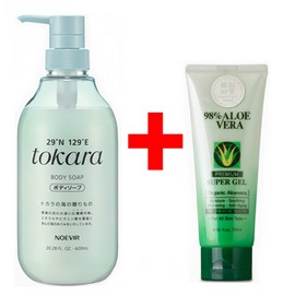 NOEVIA Dokara Sea Mineral Body Soap (Body Cleanser) S + Aloe / 노에비아 도카라 씨 미네랄 바디솝 (바디클렌져) S + 알로에