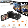 Camcorder Video Camera 4K Ultra 56MP with Night Vision, 18X