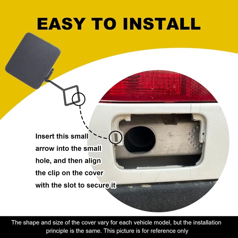 Goholy Car Rear Bumper Tow Hook Cover Compatible with Ford