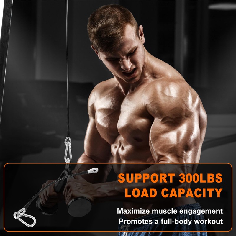 Gym Extension Cables 10" Long Replacement Extension Cables Compatible with