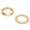 Guitar Nuts and Washers, G3/8 Female Thread Guitar Jack Nut