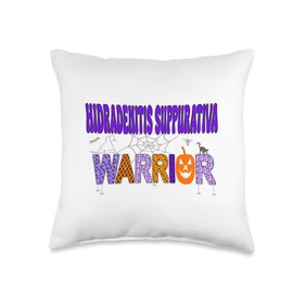 hidradenitis suppurativa Awareness Throw Pillow