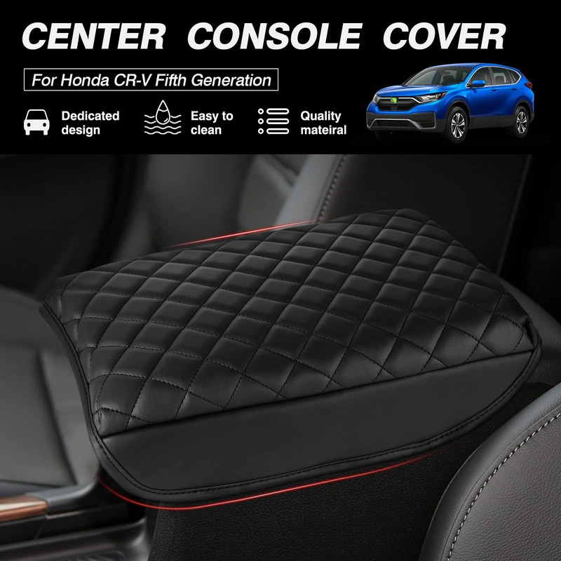 FIILINES Center Console Cover for Honda CR-V 2017-2022, Armrest Cover