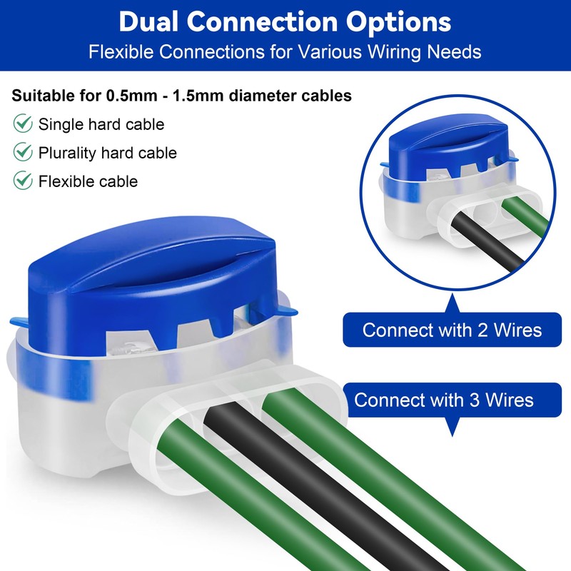 COZCLAM 100 Pegs & 5 Cable Connectors for Robotic Lawnmower