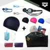 Arena swim bag, goggles, and swim cap set (3-piece set) / 아레나 수영 가방 수경 수모세트(3종 한 세트)