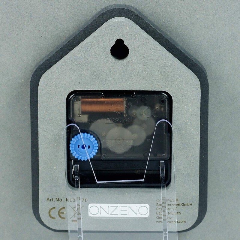 ONZENO Design Wall Clock 'The Frisky' without Ticking Noises